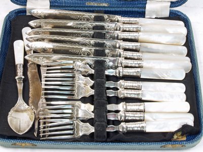 Group lot assorted silver & silverplate - 2