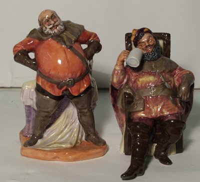 2 Royal Doulton figures