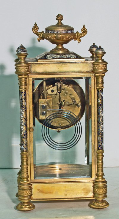 19th c. French bronze regulator clock - 2