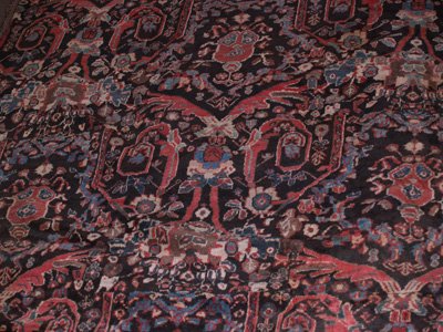 Oriental brown rug - 2