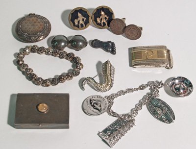 Lot of assorted sterling silver jewelry