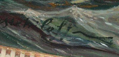 Oil painting on canvas "Seascape" Westchiloff - 3