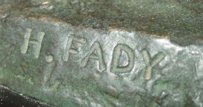 Art Deco bronze grouping signed H. Fady - 2