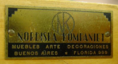 Pair of Directoire style night tables by Nordiska - 2