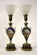 301: Pair French porcelain lamps probably Sevres