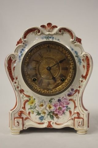 Royal Bonn clock by Ansonia Clock Co.: Approx. 11" H x 8" W