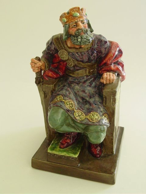 Royal Doulton figure "The Old King": HN 2134. From the Estate & Collection of Eric Schmidling. Good condition.