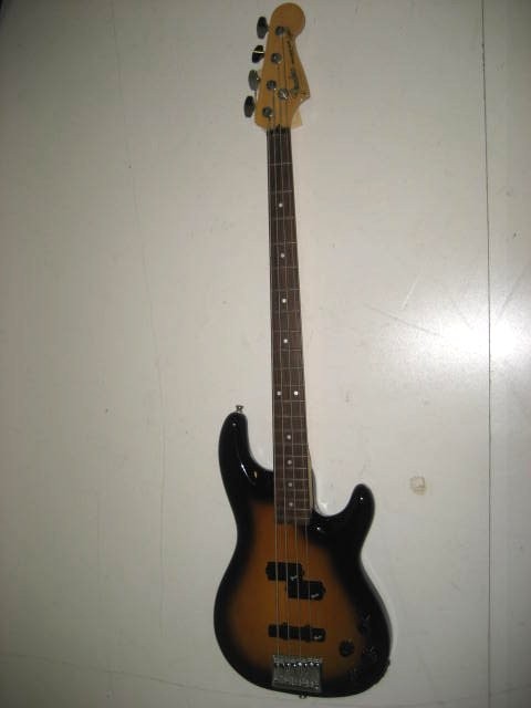 Fender "Precision" electric base guitar in case