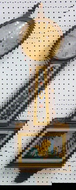 New Haven Clock: Approx. 39" H (2)