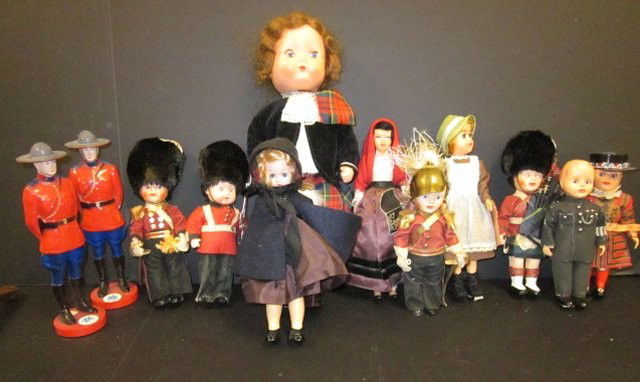 Dolls from Great Britain: Approx. 12 dolls. Contents of the Brooklyn Heights Montague Terrace estate of J. Victor Herd & his wife Pauline Hoffman Herd