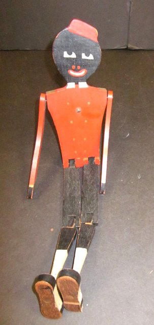 Wood "Black Bellman" doll: Contents of the Brooklyn Heights Montague Terrace estate of J. Victor Herd & his wife Pauline Hoffman Herd