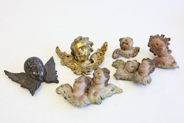 Group lot of 6 small "Cuppi's": 18th & 19th c. French & Italian. Various sizes. Approx. 2" x 3" up to 5" x 3". From the estate of Carl Freed of K. Gluck Selig Antiques, mid-town Manhattan dealer.