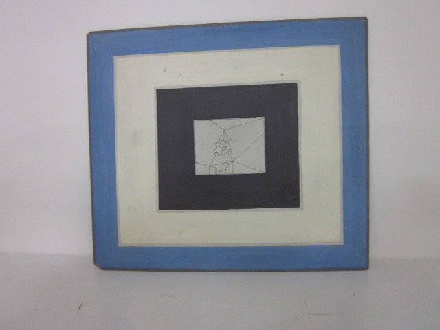 Unframed Russian oil painting "Tower": Not signed, back of painting labeled artist Kocheisvili Boris Petrovich, dated 1983. Approx. 27" x 30.5". Please read our terms of sale.