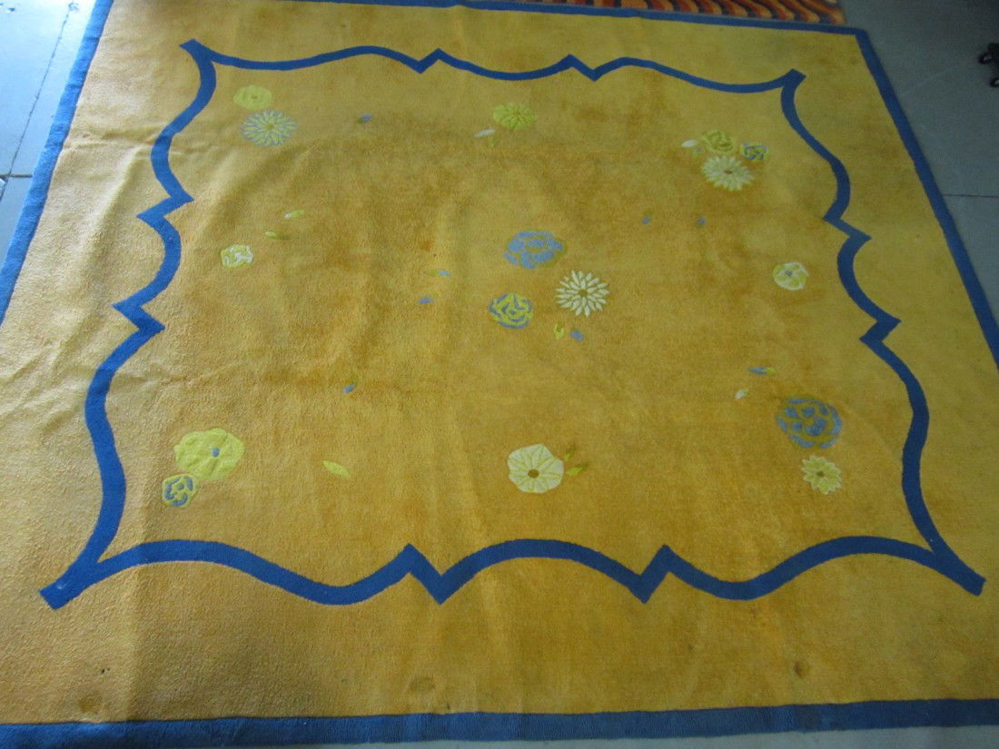 Edward Fields rug: Approx. 145.5" x 129" Please read our terms of sale.