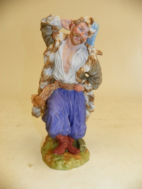 Gardner figure of "Ukrainian Dancer": Approx. 10.5" H. Please read our terms of sale.