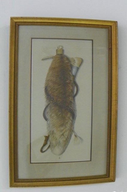 Hunt Still Life, watercolor painting
