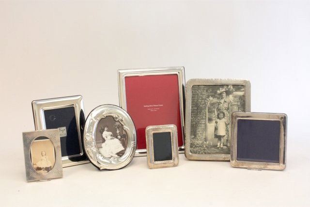 7 sterling silver frames