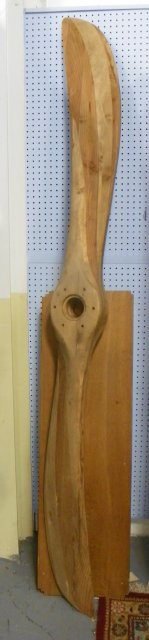 Wood propeller: Approx. 8' L.