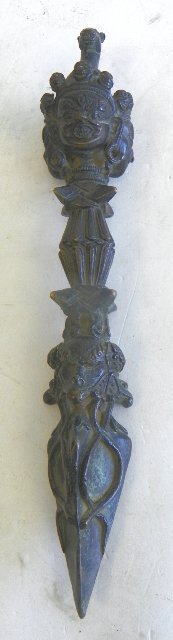 Tibetan Phurba (Dagger): With four faces. Hari Rivya. Please read our terms of sale.