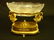 177: French Empire dore bronze & crystal centerpiece