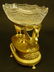 177: French Empire dore bronze & crystal centerpiece - 5
