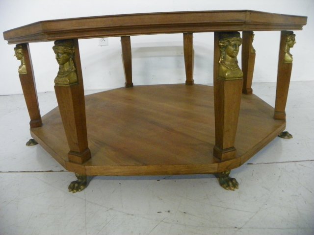 Baker octagonal coffee table - 3