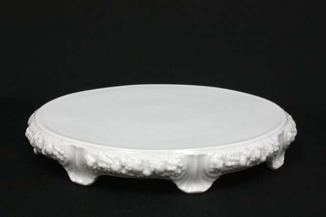 Rosenthal white porcelain cake stand: Approx. 12" H. Please read our terms of sale.