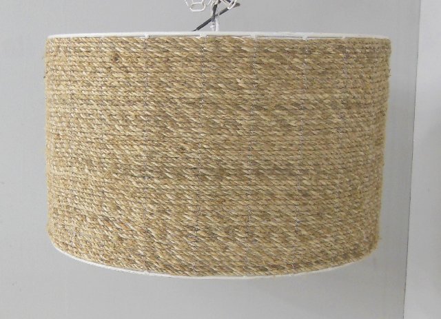 5 light rope light fixture: Approx. 24" Diam x 16" H.