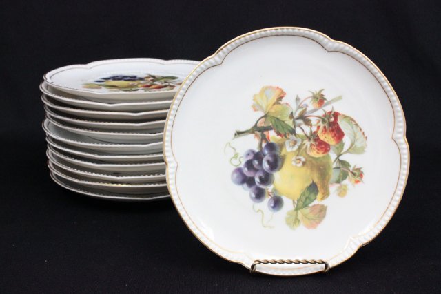 Selb Bavarian, Krautheim 12 fruit plates