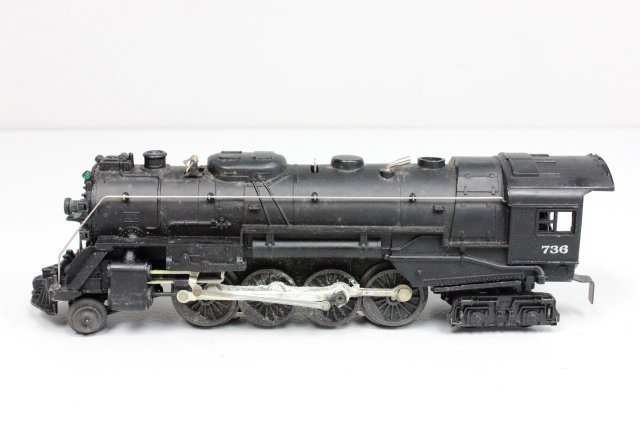 Lionel & Co. Train Engine: Black finish, good condition. #736, 2048W.