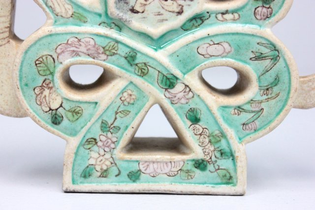 19th c. Chinese Famille Verte porcelain pitcher - 6