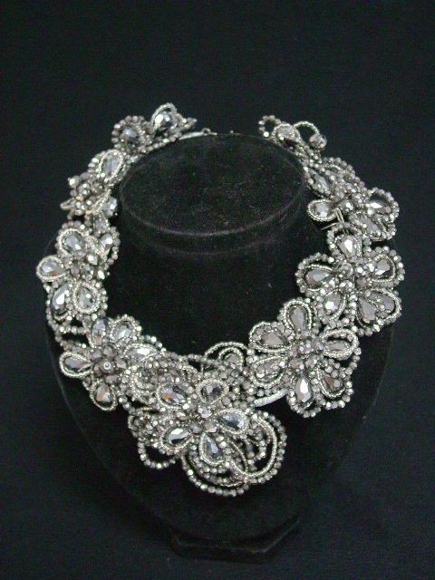 Hematite neckpiece: 1 piece. From the estate of Anita Stern, owner of This-N-That antiques store, NYC.