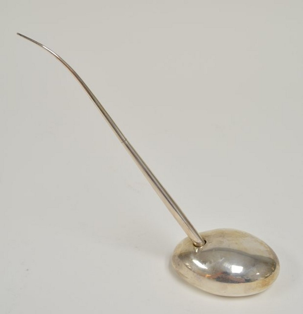Tiffany & Co. sterling silver pen & holder: Elsa Peretti Tiffany & Co., 1977. Pen is approx. 8.5" L.
