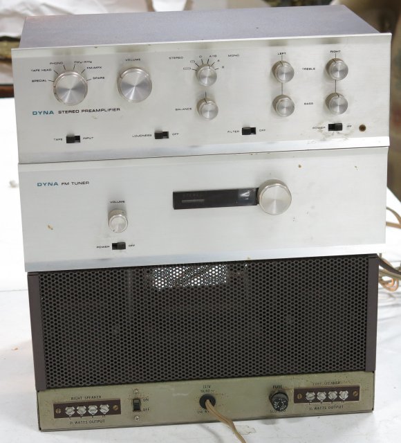 "Dyna" stereo components & speaker: FM tuner, Preamplifier, & Dynaco speaker