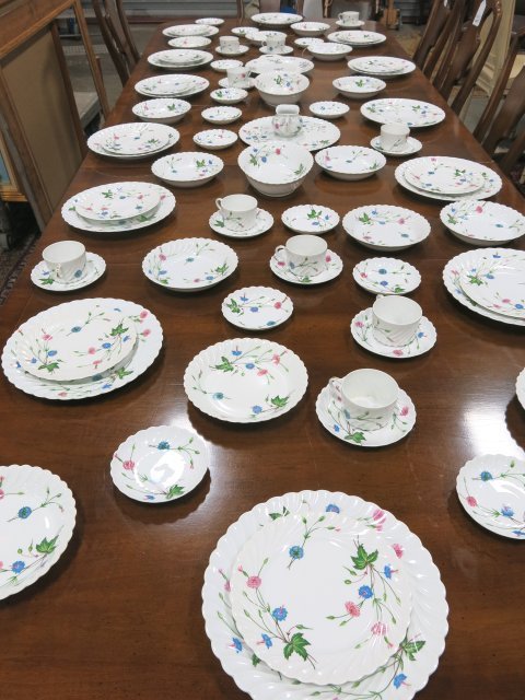 Haviland Limoges "Florence" dinnerware: Partial set-total 78 pieces plates, cups, saucers & serving pieces