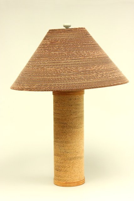 Frank Gehry lamp: Approx. 27" H.