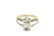 Pear shaped diamond engagement ring