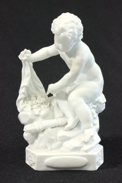 Meissen Parian Putti: Approx. 5.25" H.