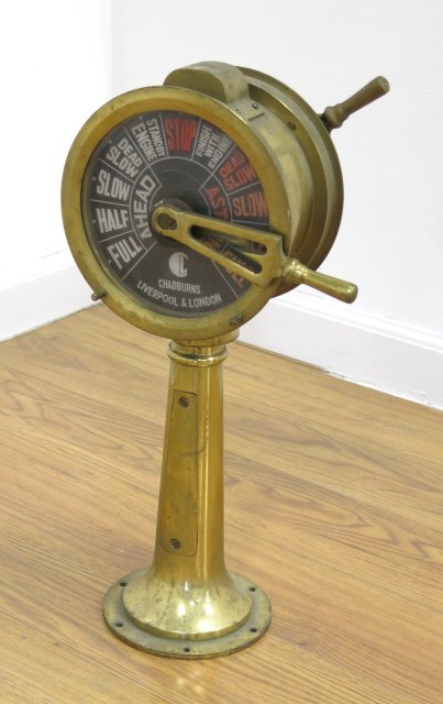 Brass Ship's Telegraph, Chadburns Liverpool (1 of 4)