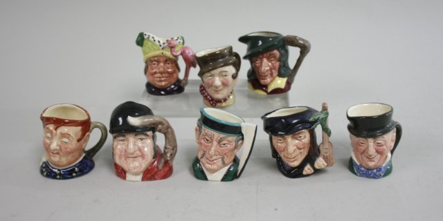 8 Royal Doulton Toby Mugs (1 of 8)