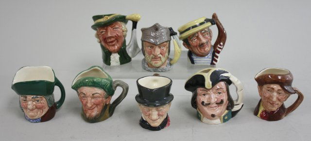 8 Royal Doulton Toby Mugs (1 of 8)