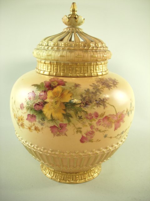 Royal Worcester Covered Urn with Insert (1 of 5)