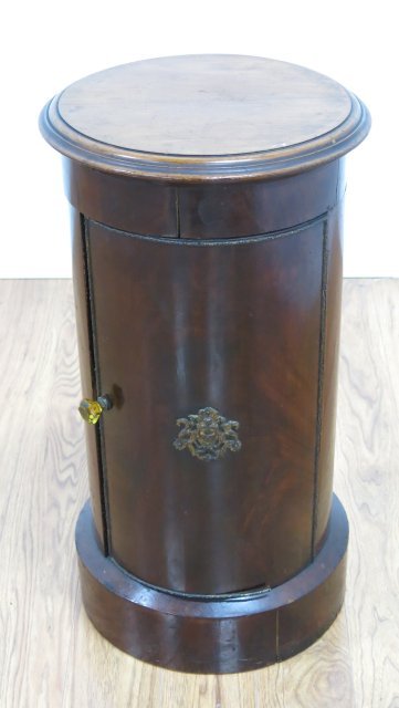 19thc French empire style pedestal cabinet (1 of 2)