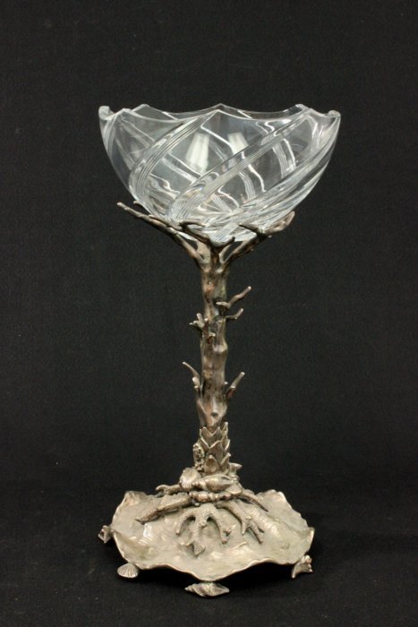 Aquatic English silver plated center piece (1 of 8)