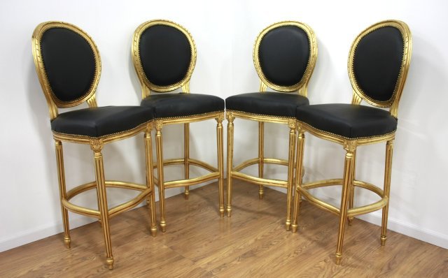 Set of 4 bar stools (1 of 6)