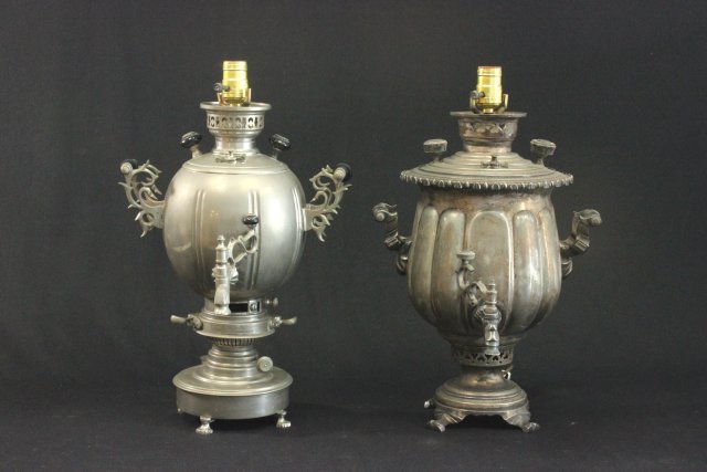 2 Electrified Brass Samovars (1 of 8)