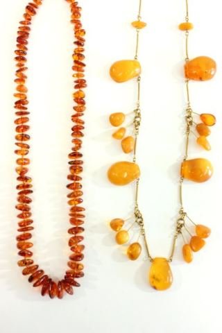 Two amber necklaces (1 of 3)