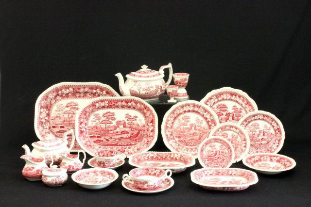 Copeland "Spode's Tower" Dinner Set (1 of 10)