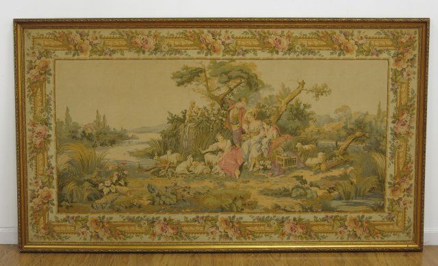 Early 20th Century Gilt Framed Tapestry (1 of 4)