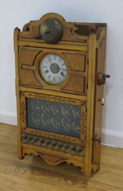 Victorian Annunciator Servant's Clock (1 of 5)